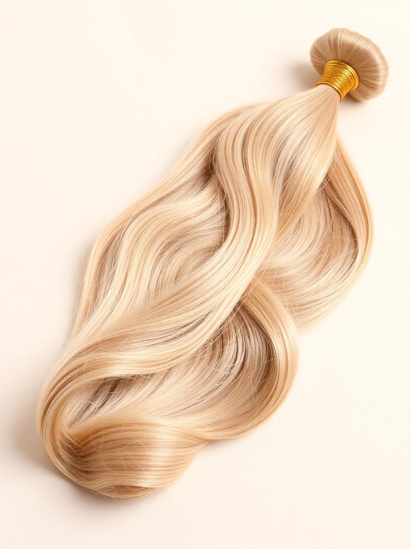 Mecha de cabelo brasileiro loiro mesclado premium da Creative Hair